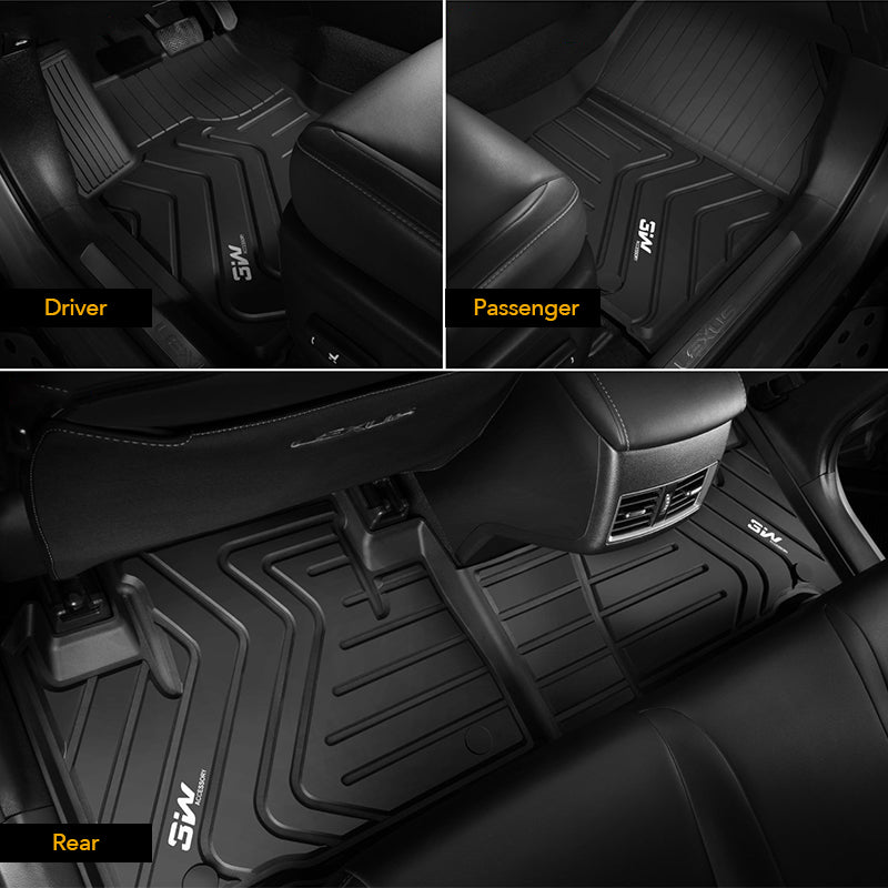 3W LEXUS NX 2015-2021 (NX200t/NX300/NX300h) Custom Floor Mats TPE Material & All-Weather Protection Vehicles & Parts 3w   