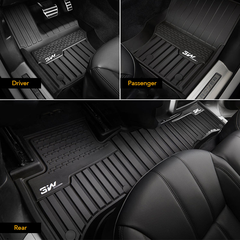 3W Range Rover Sport 2014-2023 Custom Floor Mats TPE Material & All-Weather Protection Vehicles & Parts 3w   