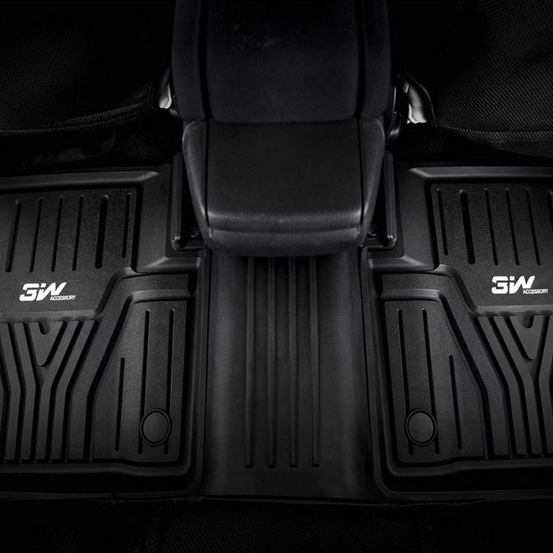 3W Honda Civic 2016-2021 Coupe/Sedan/Type R/Hatchback Custom Floor Mats TPE Material & All-Weather Protection Vehicles & Parts 3W   