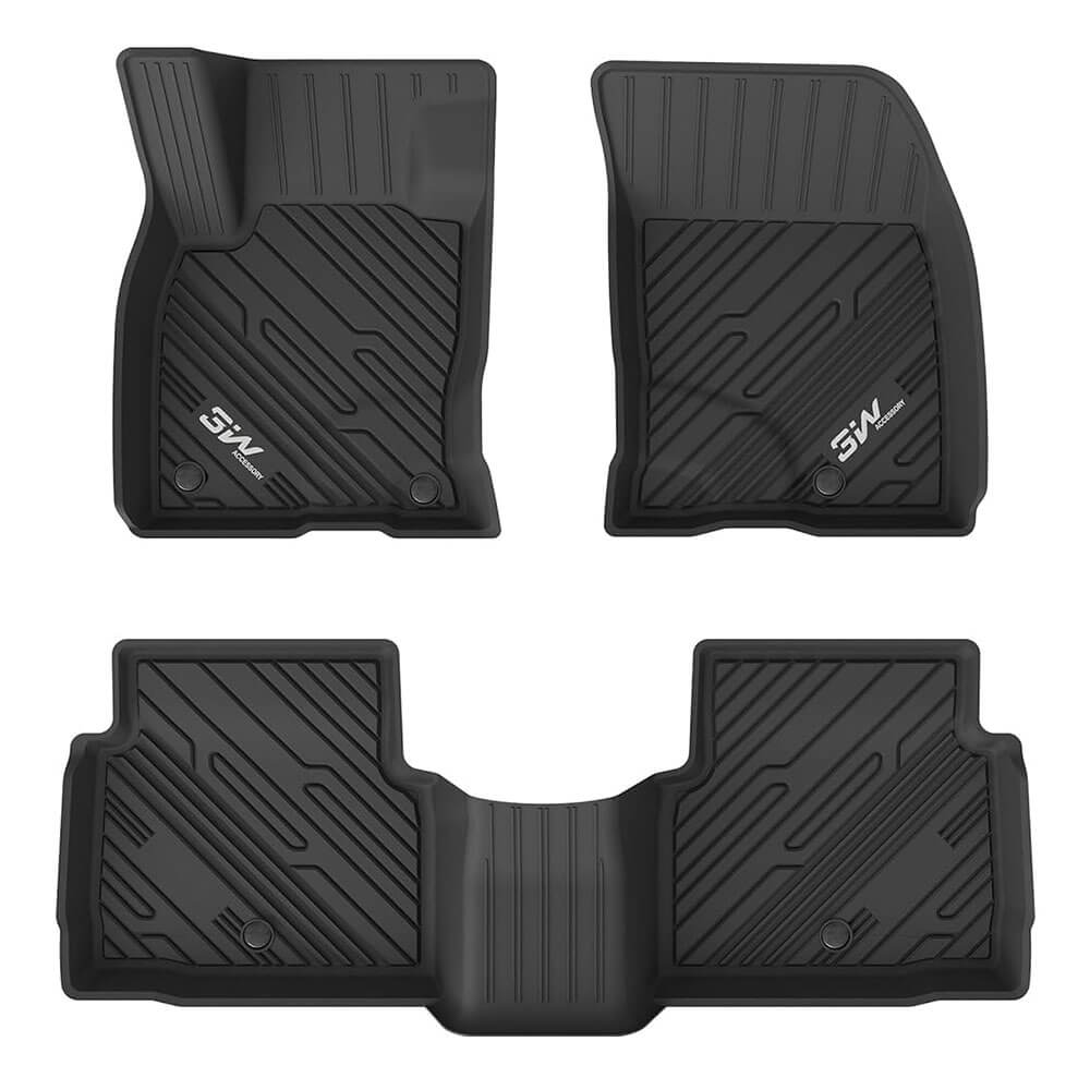 3W Ford Escape 2020-2023 (NOT for Hybrid) Custom Floor Mats TPE Material & All-Weather Protection Vehicles & Parts 3W 2020-2023 Escape 2020-2023 1st&2nd Row Mats