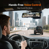 WOLFBOX G900Pro 12MP WiFi Touch Screen Rear View Dash Cam