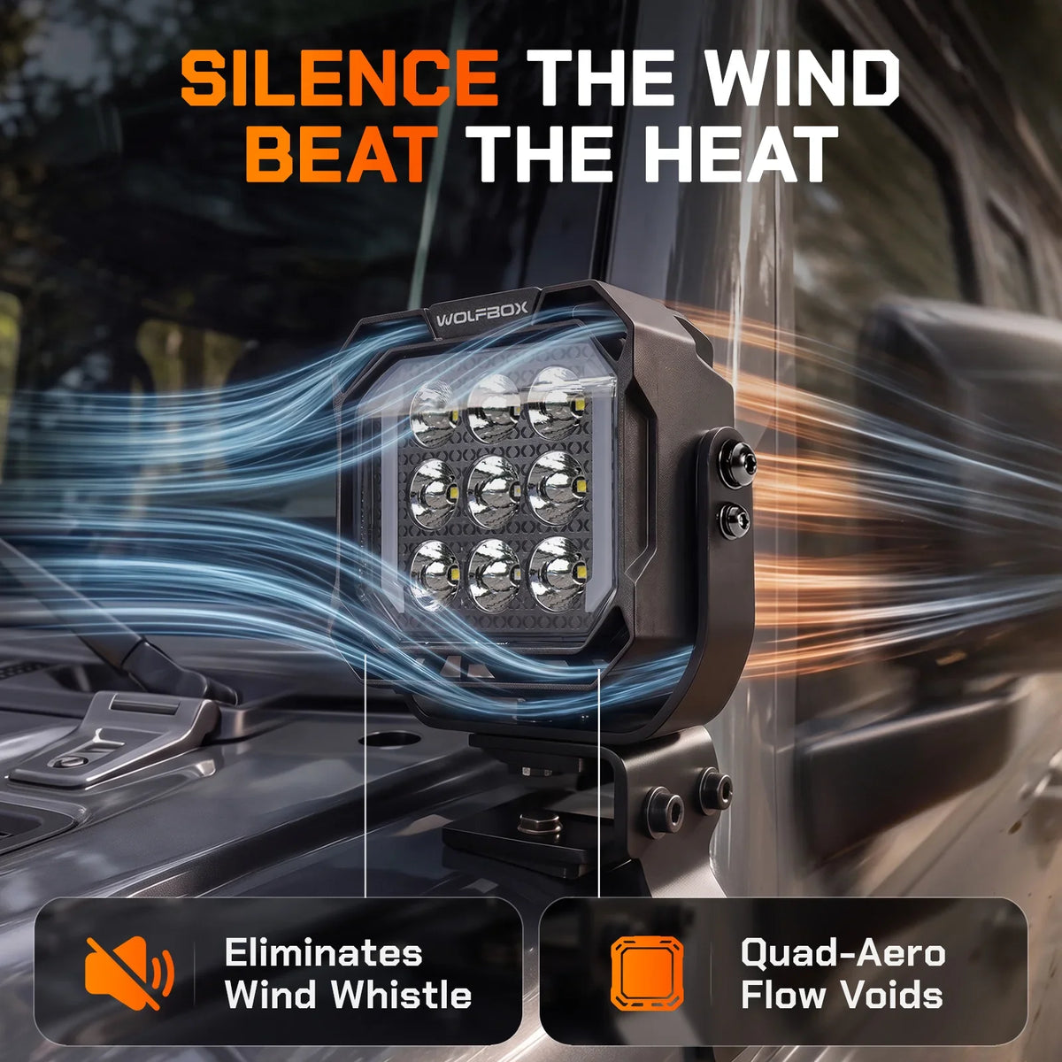 Strategic air ducts cool the LEDs instantly while you drive.