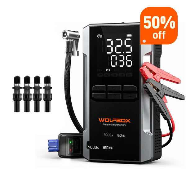 MegaVolt 24Air 4-in-1 Jump Starter with Air Compressor