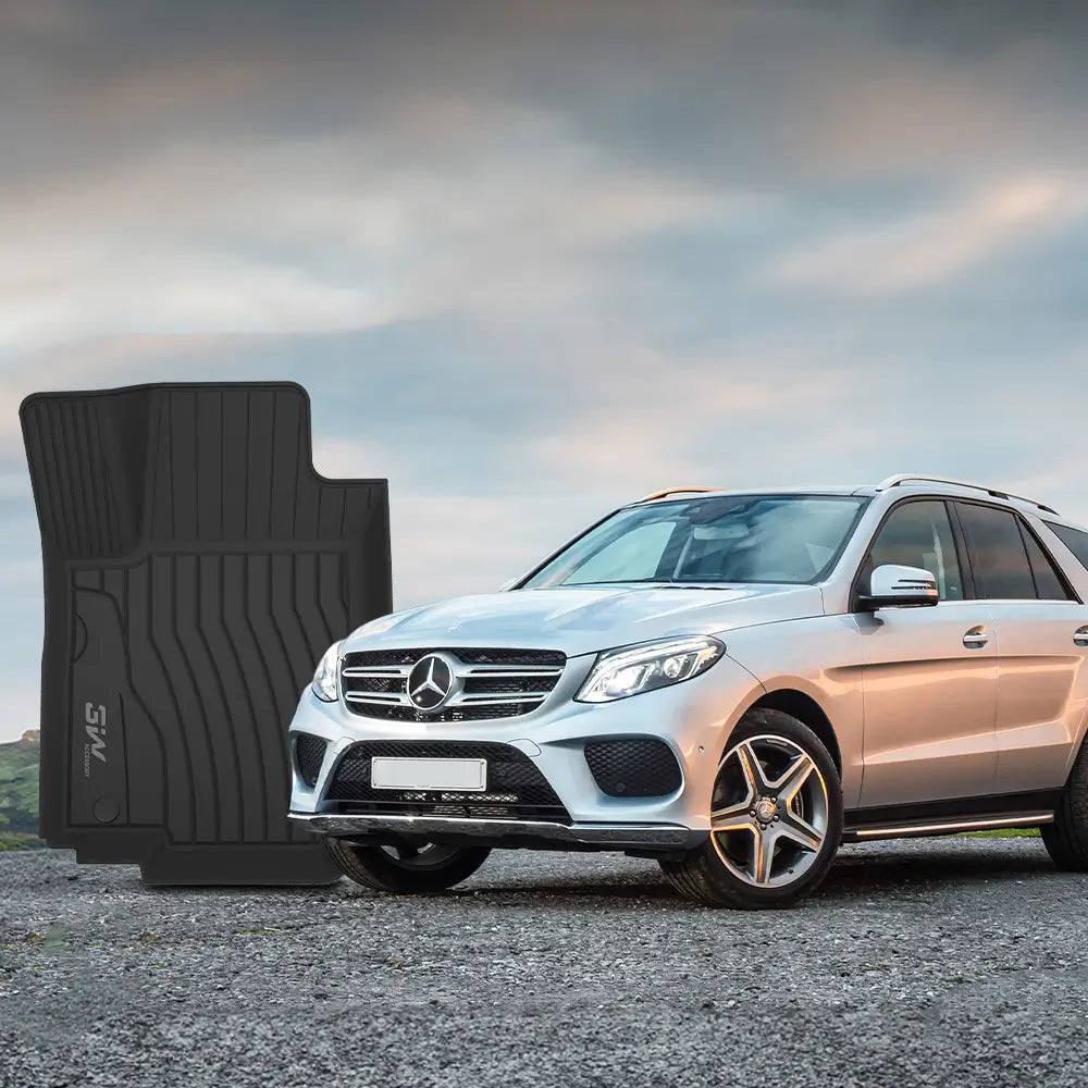 3W Mercedes-Benz GLE 2016-2019 Custom Floor Mats TPE Material & All-Weather Protection Vehicles & Parts 3w   