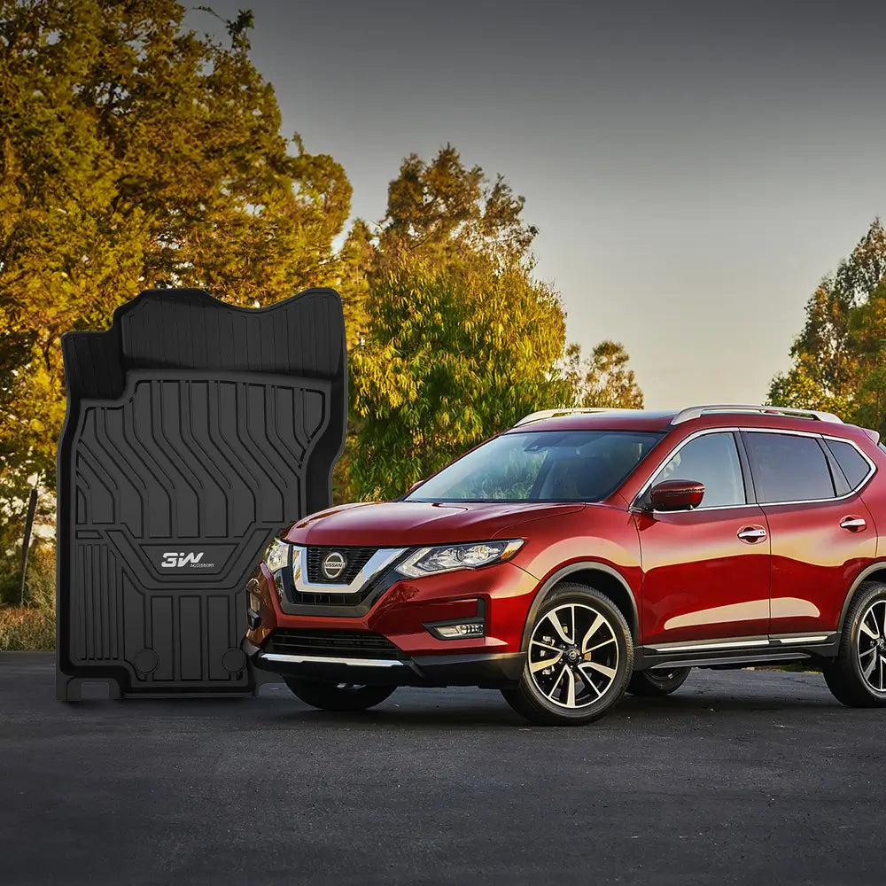 3W Nissan Rogue 2014-2020 Custom Floor Mats Cargo Liner TPE Material & All-Weather Protection Vehicles & Parts 3w   