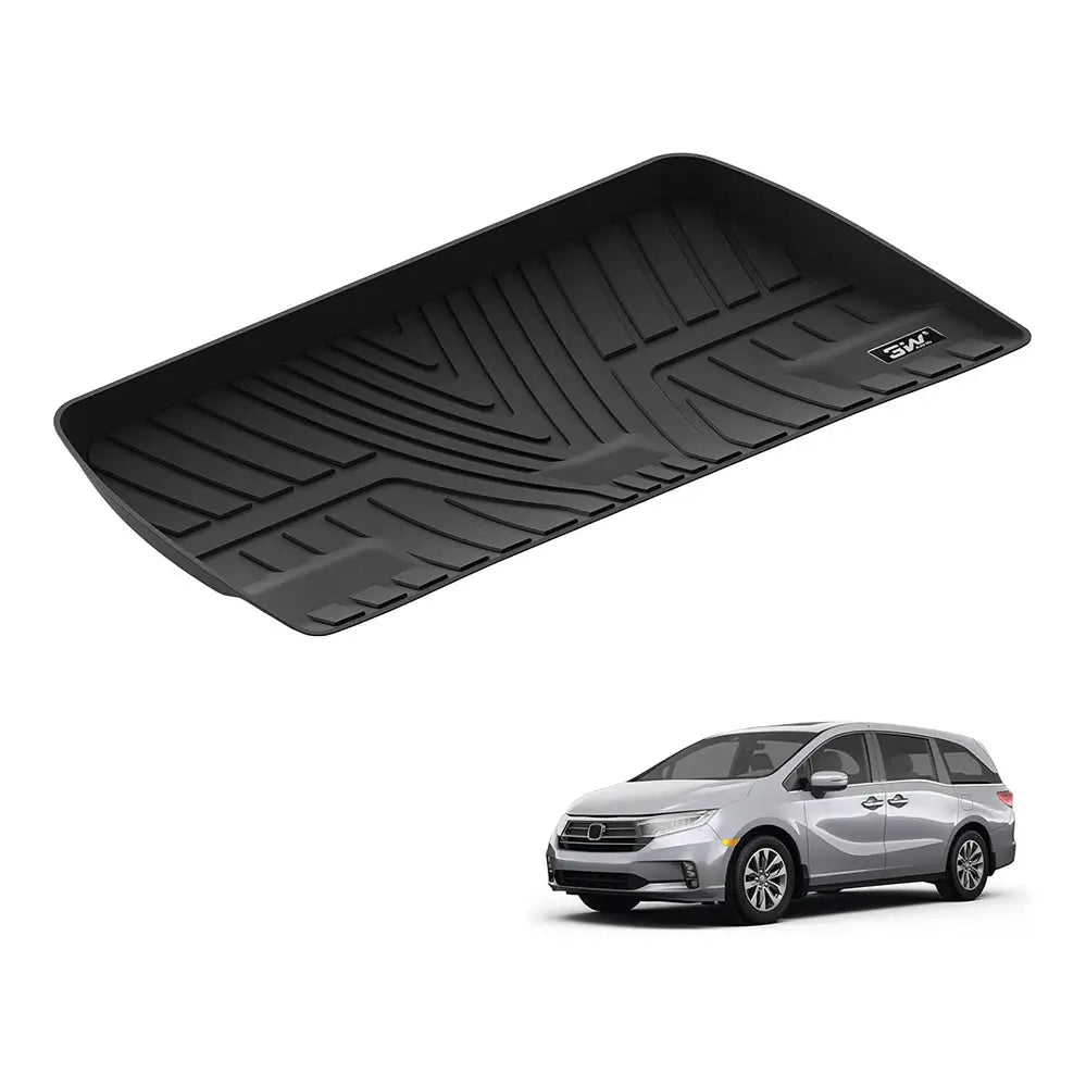 3W Honda Odyssey 2018-2025 Custom Floor Mats / Trunk Mat TPE Material & All-Weather Protection Vehicles & Parts 3W   