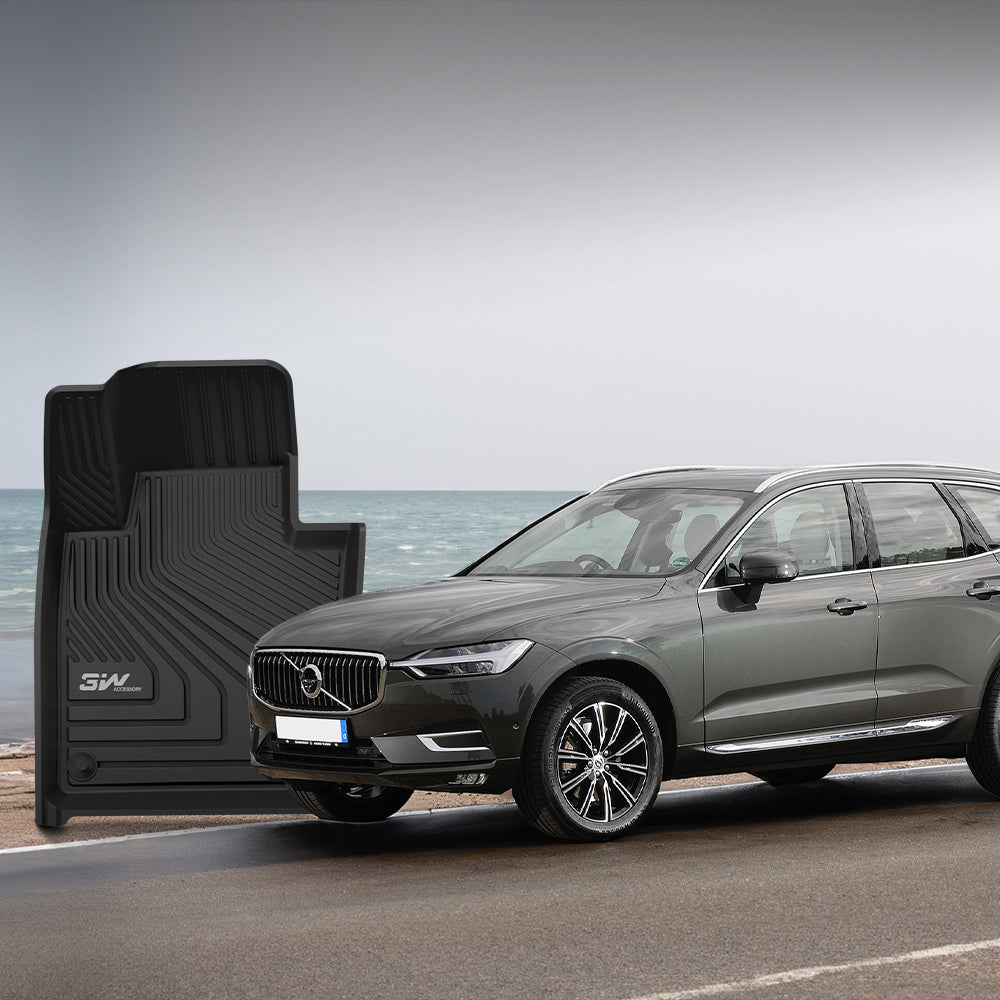 3W Volvo XC60 2018-2024 (Not for Hybrid) T5 T6 Momentum Custom Floor Mats TPE Material & All-Weather Protection Vehicles & Parts 3w   