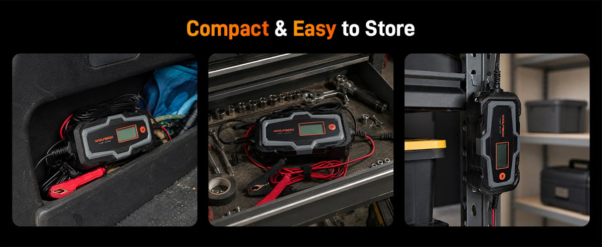 bc40 compact lightweight design fits in your glovebox or toolbox for portable use wide | WOLFBOX BC40