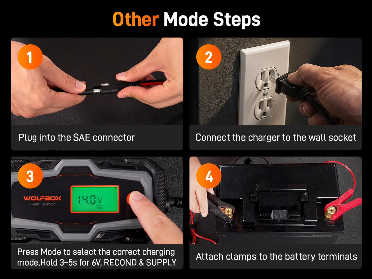 bc40 long press advanced repair mode in 4 steps for pulse repair and deep battery maintenance | WOLFBOX BC40