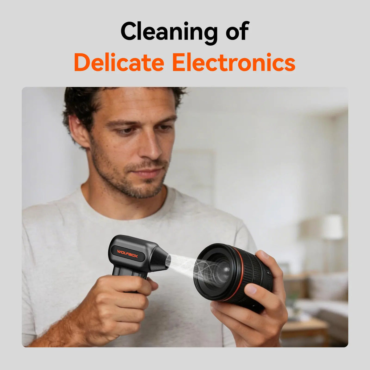 WOLFBOX MF60 Compressed Air Duster - WOLFBOX
