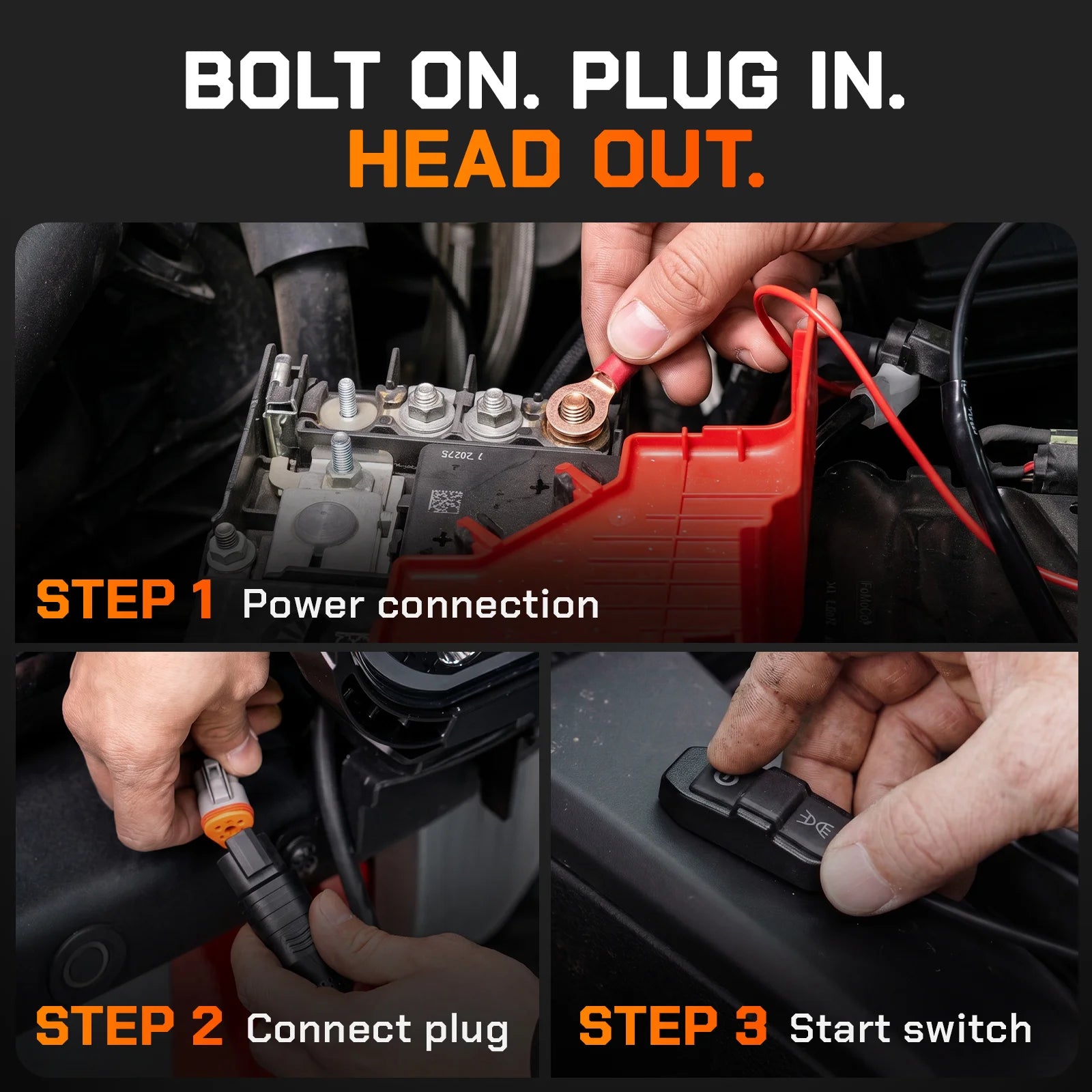 NomadRover 3" Off-Road LED Pod Lights（Pair） - WOLFBOX