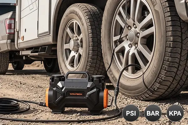 off road air compressor 150 psi massive tire capability hyperflow 60D
