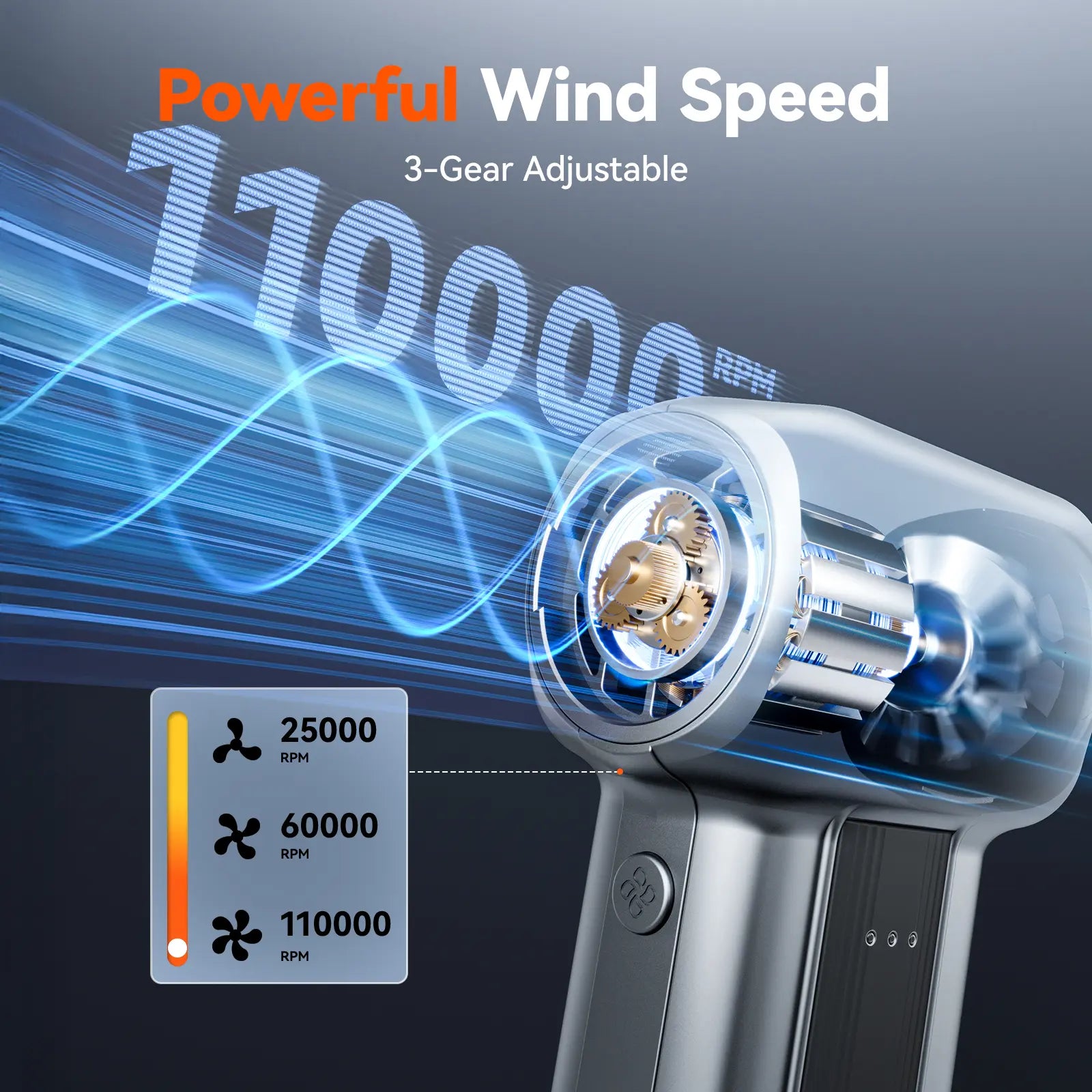 WOLFBOX MF70 Compressed Air Duster - WOLFBOX