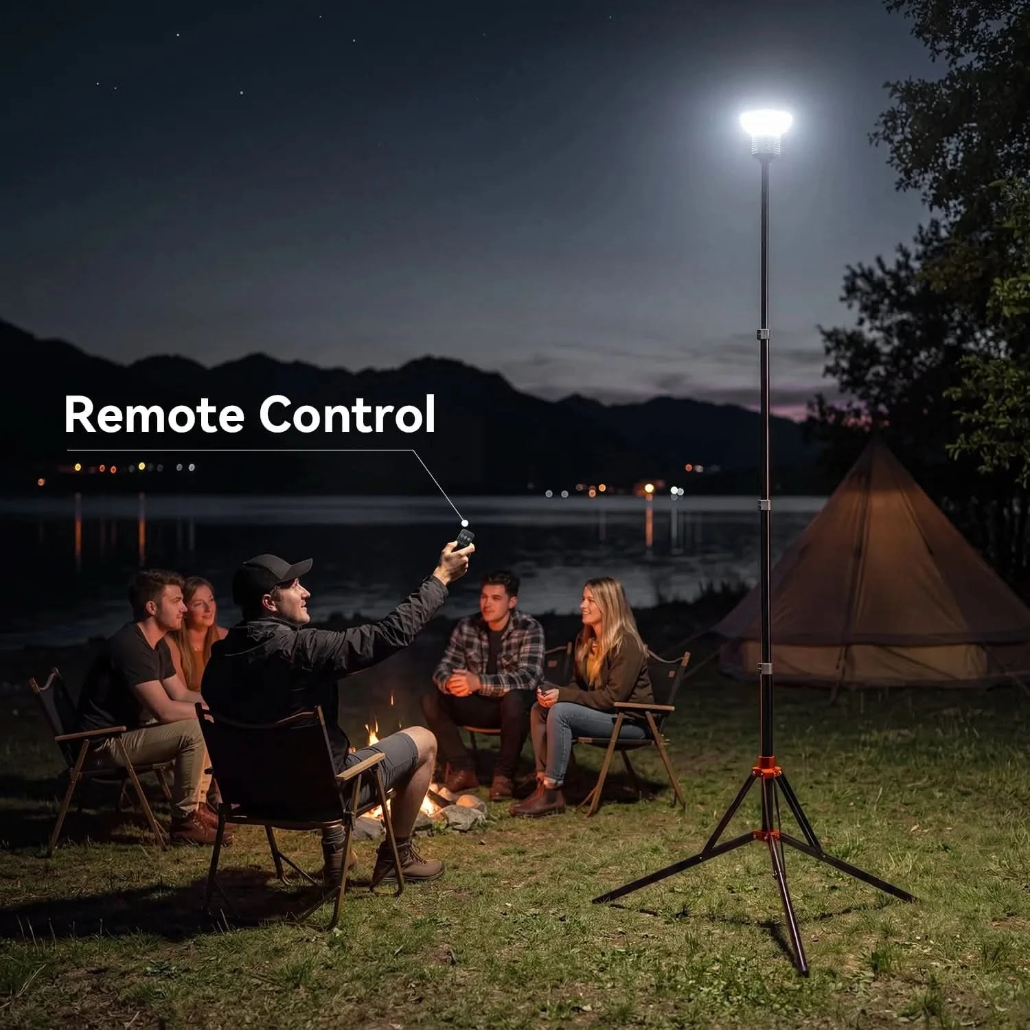 WOLFBOX TL2000 Telescopic Outdoor Camping Light