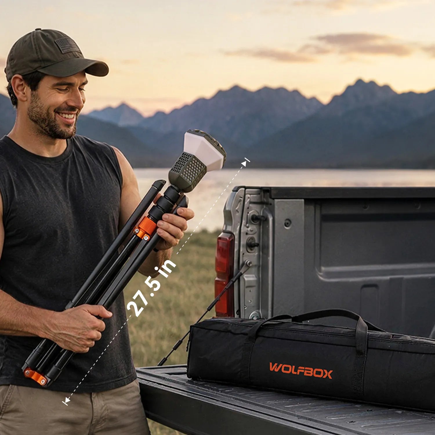 WOLFBOX TL2000 Telescopic Camping Light