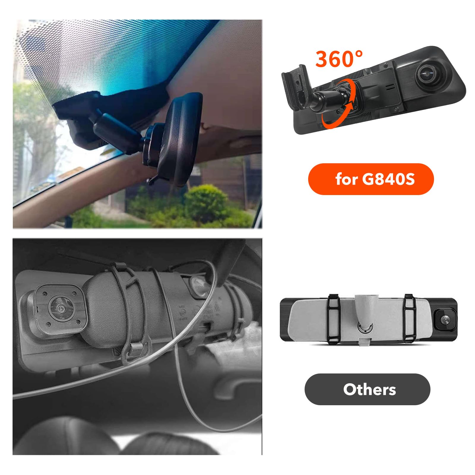 WOLFBOX OEM Bracket for G930/T10P Mirror Dash cam Accessory WOLFBOX   