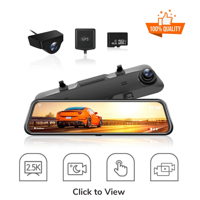 Wolfbox G840H Wi-Fi Rear View Mirror Dash Cam – Juniper Overland